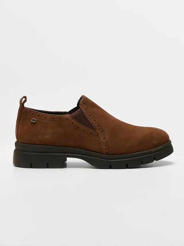 Donna Serena Μοκασίνια-Loafers Γυναικείο δέρμα Nubuck Καφέ DSE/5394 BROWN 3