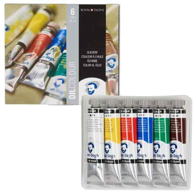 Σετ Λάδια Talens Van Gogh Starter 6 Χρώματα 20ml