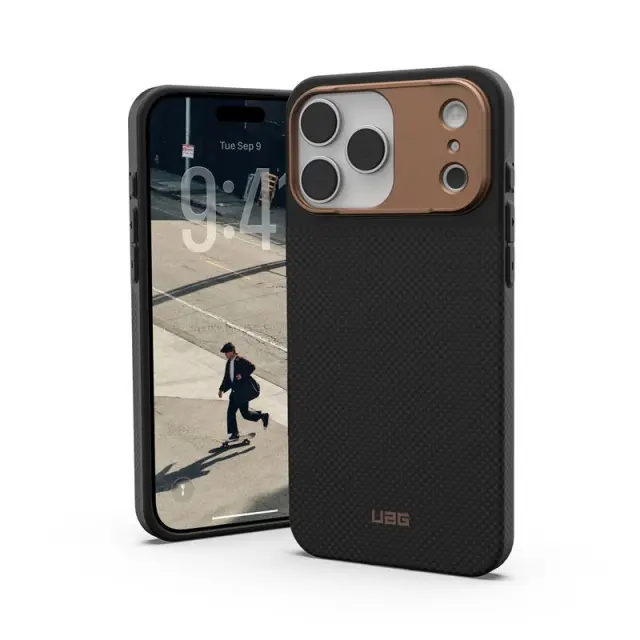 UAG Fibr Armr, kevlar graphite/bronze - iPhone 17 Pro Max