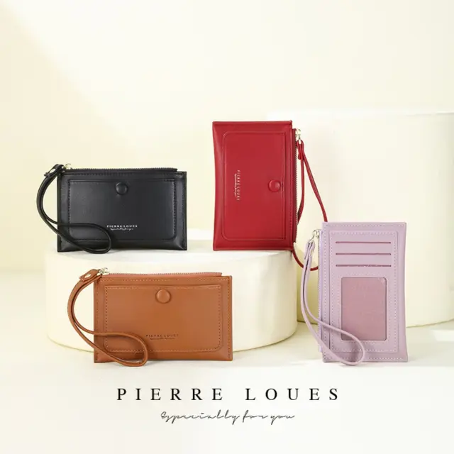 Γυναικεία καρτοθήκη Pierre Loues 19-55 καφέ - One Size 2