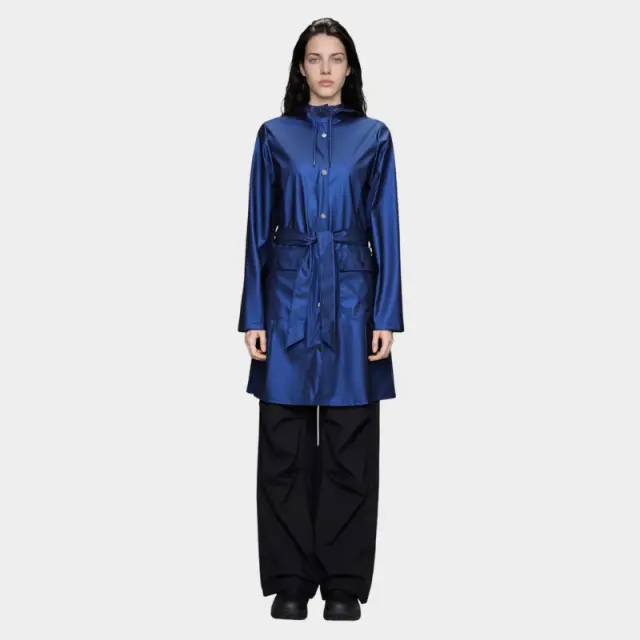 Μπουφάν Rains Curve Long Jacket W3 18130-181 Lucid Μπλε - XL 2