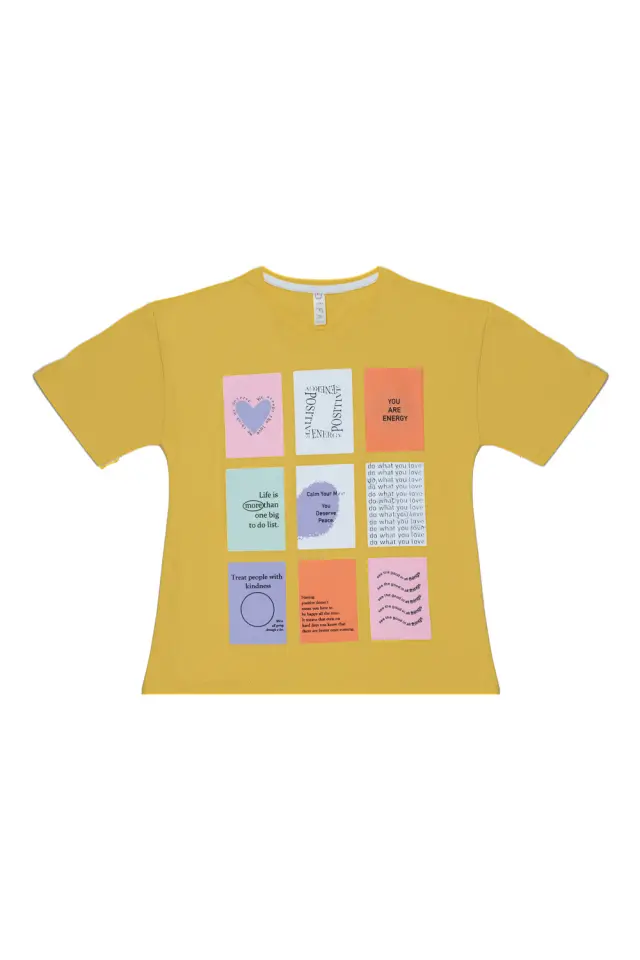 T-Shirt Kid You Are Energy Κίτρινο