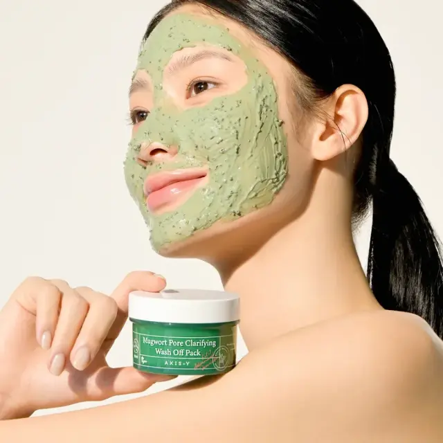 AXIS-Y Mugwort Pore Clarifying Wash Off Pack μάσκα για βαθύ καθαρισμό με καταπραϋντική δράση 100ml 3