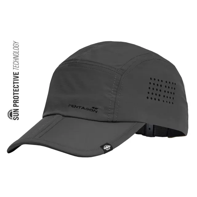 Pentagon Zakros Cap-Καπέλο/Τζόκεϋ Τσέπης - 01-Black-Μαύρο 3