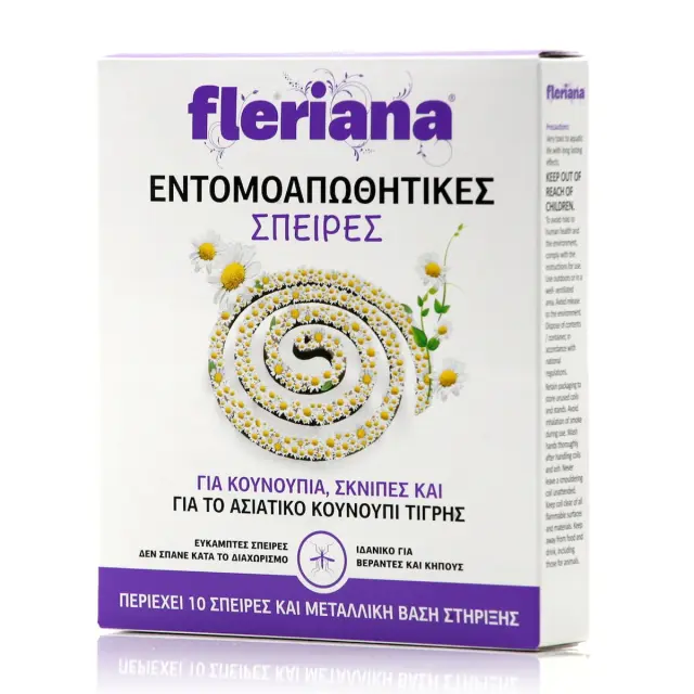 Fleriana Φιδάκι για Κουνούπια 10 σπείρες