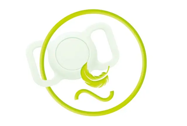 Mobile Origin AirTag Pet Collar, luminous green 2