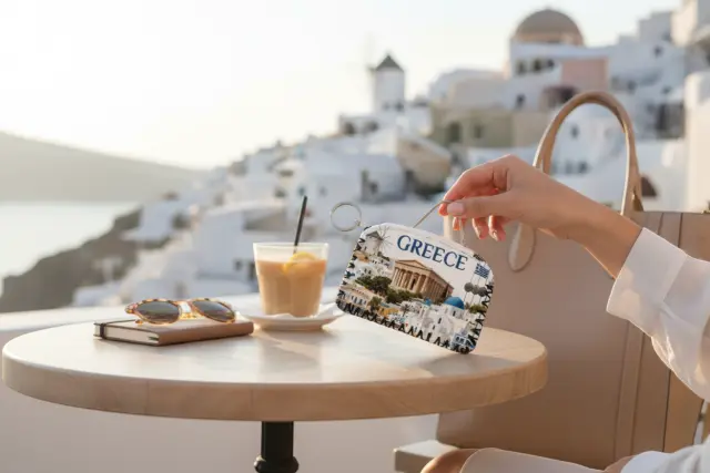 Πορτοφόλι Souvenir μπρελόκ - Σετ 10pcs - PVC - Greece - 14*9cm - 871758 3
