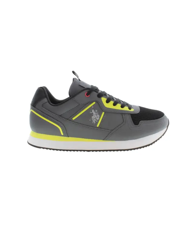 U.S. Polo Assn. - Ανδρικά Sneakers Nobil NOBIL004MBYM1-GR Γκρι - 44