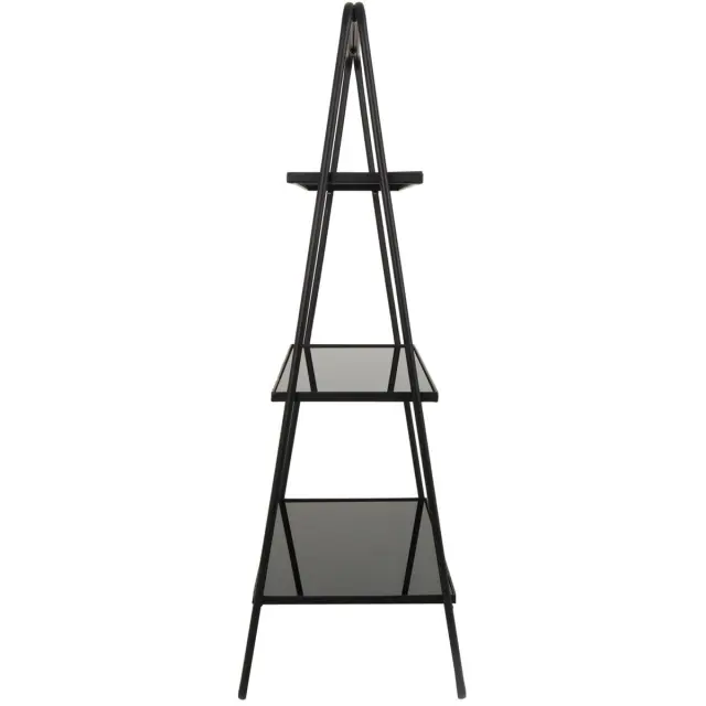Ραφιέρα Μαύρο Μέταλλο 57x37x110cm 2