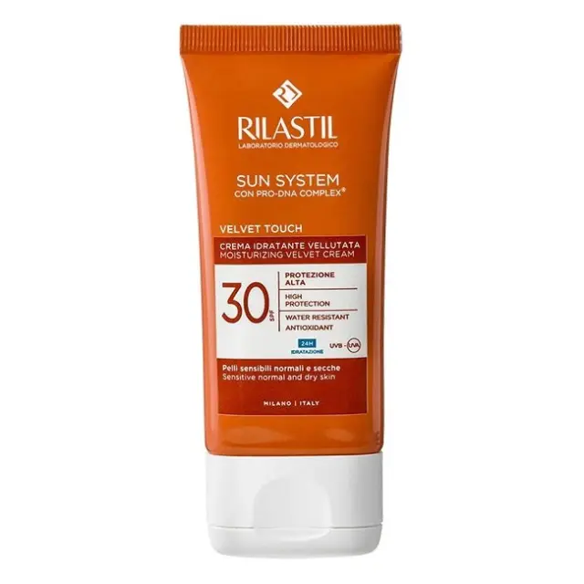 RILASTIL SUN SYSTEM VELVET CREAM SPF 30 50ML (ΞΗΡΕΣ ΕΠΙΔΕΡΜΙΔΕΣ)
