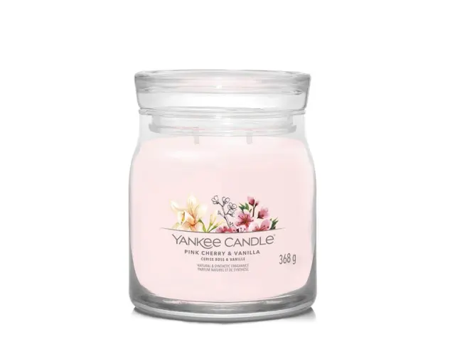 Αρωματικό Κερί Yankee Candle με διάρκεια καύσης έως 50 ώρες και άρωμα Pink Cherry & Vanilla1630020E