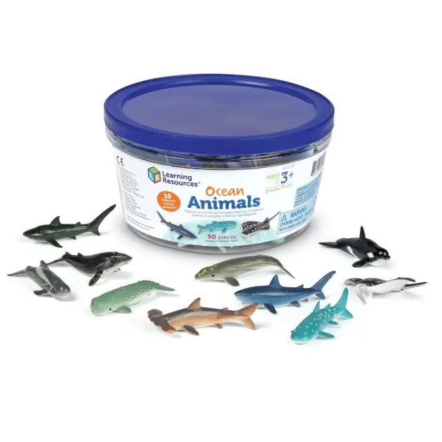 Learning Resources Εκπαιδευτικό Παιχνίδι Ocean Counters (Set Of 50) για 3+ ετών LER 0799
