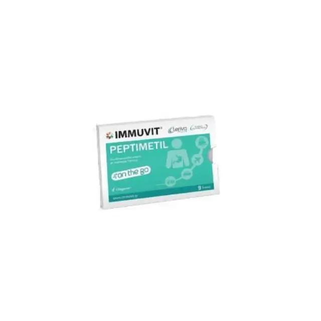 Leriva Immuvit Peptimetil On The Go Συμπλήρωμα Διατροφής Για Την Καλή Λειτουργία Του Πεπτικού, 9tabs
