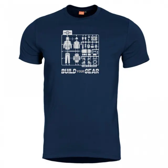 Pentagon Ageron "Build Your Gear" T-Shirt-Μπλουζάκι Μακό για Τακτική-Καθημερινή Χρήση - 05MB-Midnight Blue-Σκούρο Μπλε