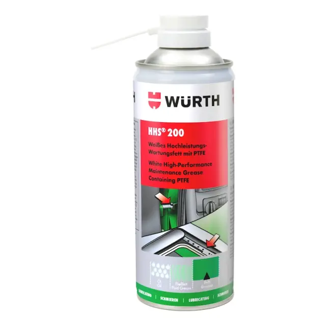 Wurth HHS 200 Σπρέι Γράσου Λευκού PTFE 400ml 08931067