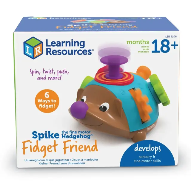 Learning Resources Εκπαιδευτικό Παιχνίδι Spike the Fine Motor Hedgehog® Fidget Friend για 1,5+ ετών LER 9106