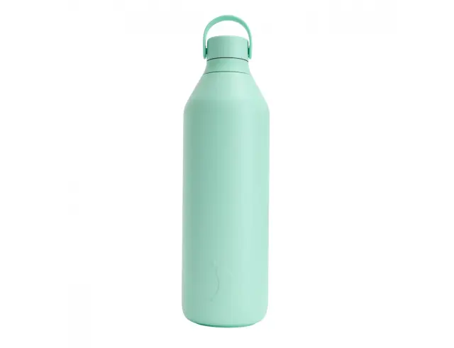 Μπουκάλι Θερμός Series 3 Chilly's με χωρητικότητα 1000ml και διατήρηση θερμοκρασίας 23h ζεστό / 60h κρύο - Opal Green22838