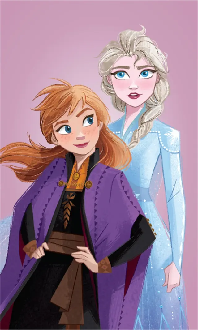 Πετσέτα Χεριών 30x50 Παιδική 320gsm Viopros Frozen 40 Multicolor 100% βαμβακερό
