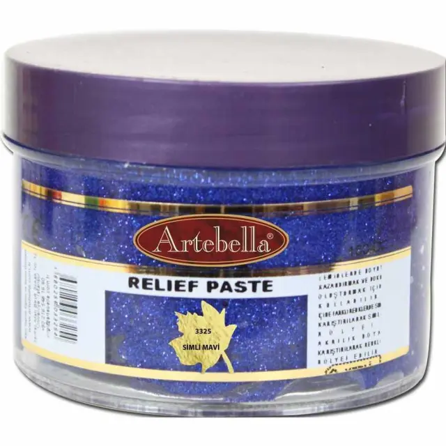 Artebella Γκλίτερ Πάστα Relief - 3325 Blue - 160ml