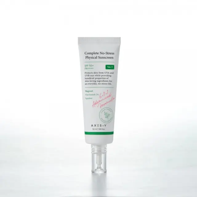 Axis-Y Complete No-Stress Physical Sunscreen SPF50+ PA++++, Αντηλιακό με Φυσικά Φίλτρα και 2% Νιασιναμίδη 50ml