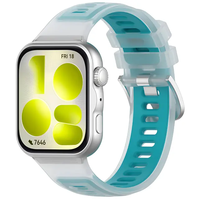 Techsuit - Watchband (W084) - Huawei Watch Fit 3 / Fit 4 / Fit 4 Pro / Fit 5 / Fit 5 Pro - Turquoise