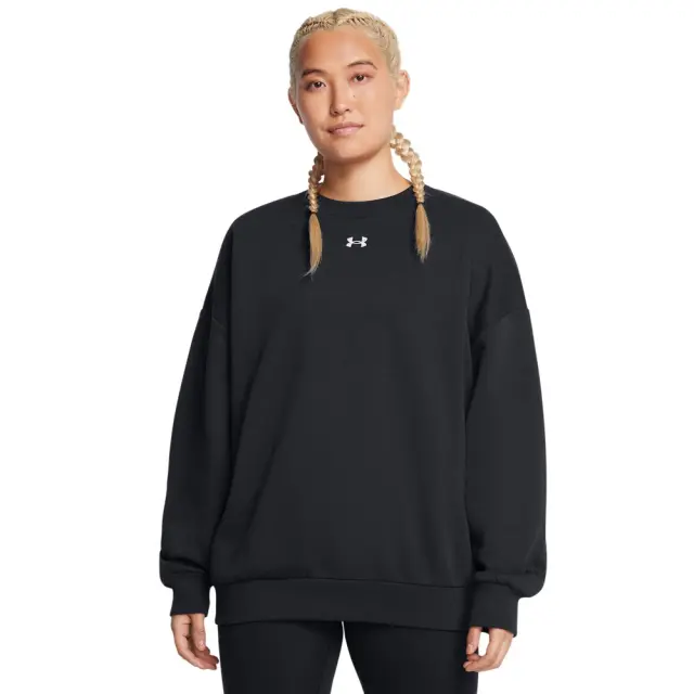 Under Armour Fleece OS Crew (1386463-001) - Μαύρο