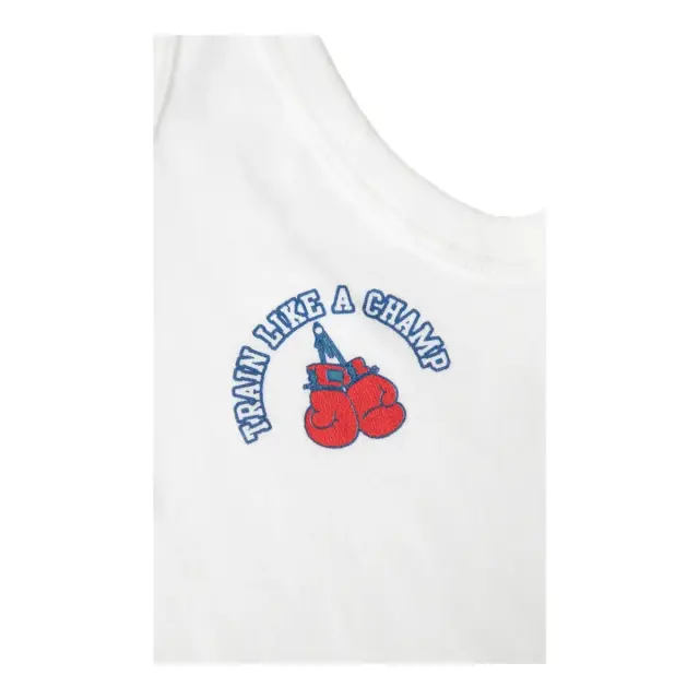 Minerva Παιδικό Φανελάκι Αγόρι Αμάνικο Boxing, Χρώμα Λευκό - 14 Y 2