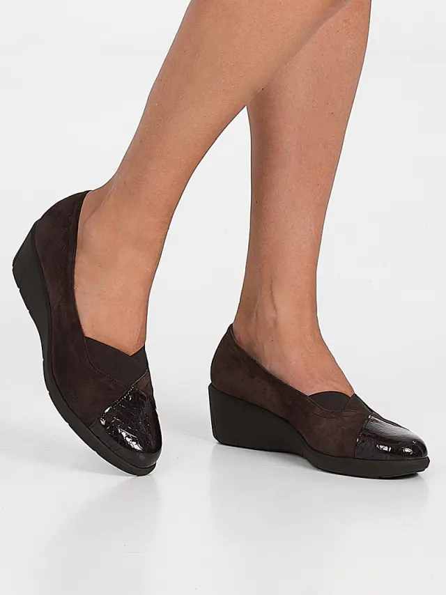 Soffice Sogno Μπαλαρίνες Γυναικείο δέρμα Nubuck/δέρμα λουστρίνι Καφέ ASS/20534 CACAO 2