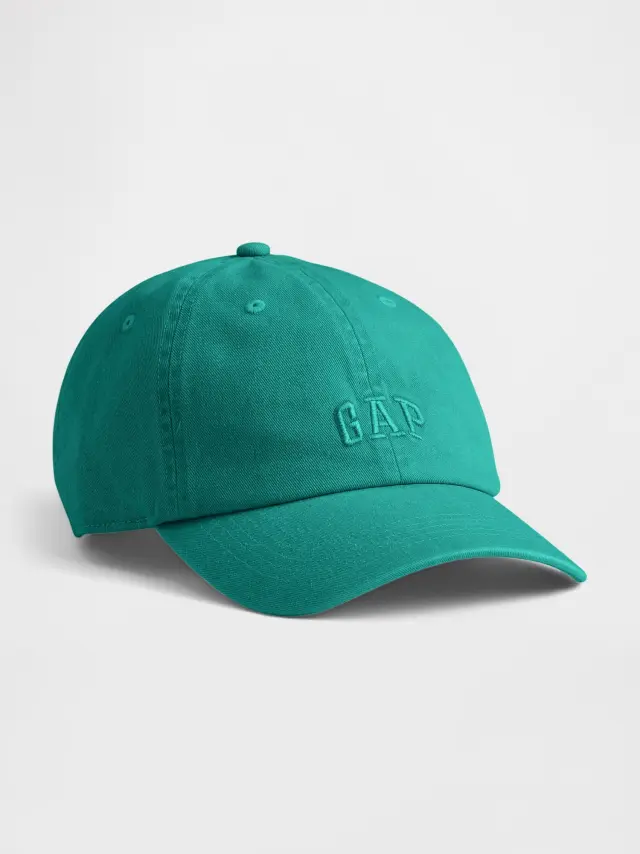 Καπέλο Baseball Washed με Λογότυπο Baize green - ONESIZE
