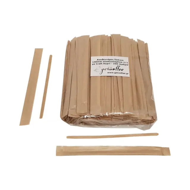 Αναδευτήρες Ξύλινοι 14cm - 250 τεμ.