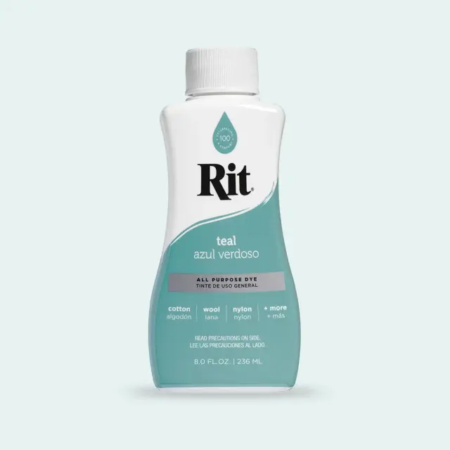RIT DYE Liquid All-Purpose Βαφή Υφασμάτων – Teal 236ml 2