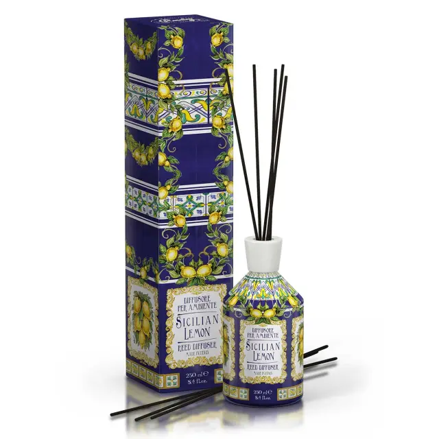 Rudy Profumi Le Maioliche Sicilian Lemon Αρωματικό Χώρου με Στικς 250ml