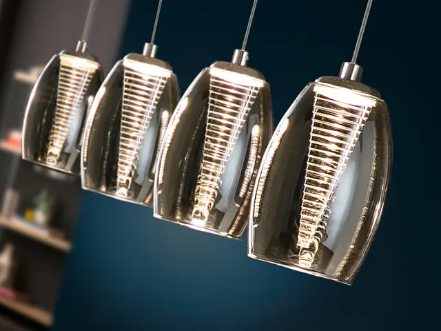 NEBULA LAMP 4L LED CHROME φωτιστικό κρεμαστό ράγα Χρώμιο 2