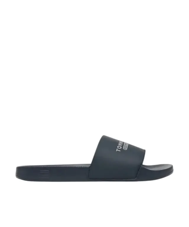 Tommy Hilfiger - Ανδρικές Παντόφλες Raised Pool Slide FM0FM05761-DW5 Μπλε Σκούρο - 44