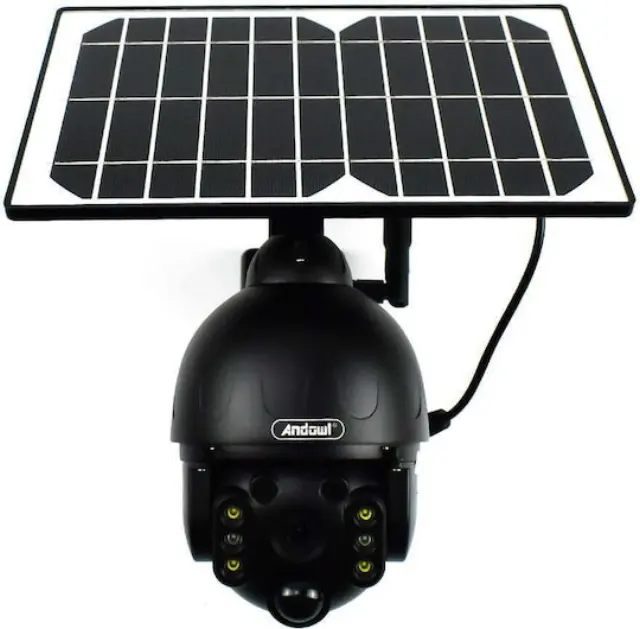 Andowl Q-SX80 IP Κάμερα Παρακολούθησης Wi-Fi/4G Full HD 1080p Αδιάβροχη Μπαταρίας με Αμφίδρομη Επικοινωνία