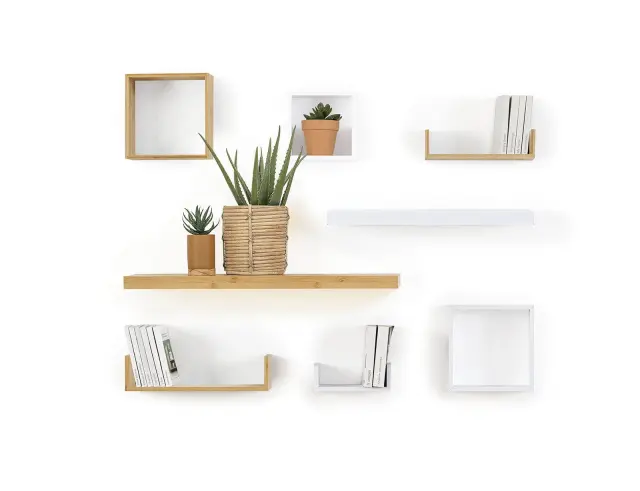 Ράφι τοίχου Fixy 5five με διαστάσεις 60x23.5x3.8cm - Σε λευκή απόχρωση 138953B 2