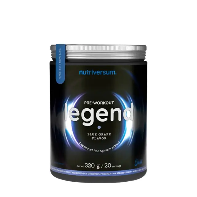 Nutriversum Legend Preworkout blue-grape, 320-g