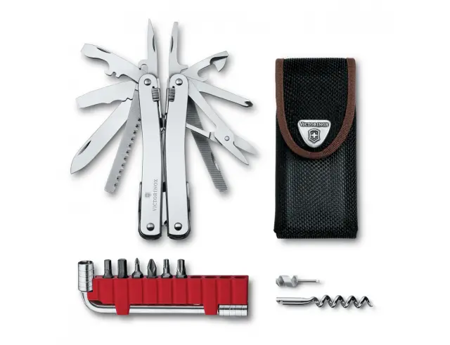 Ελβετικό Πολυεργαλείο Victorinox Tool Spirit X Plus με θήκη, 32 λειτουργίες και μήκος 10.5cm - Silver 3.0235.N 2
