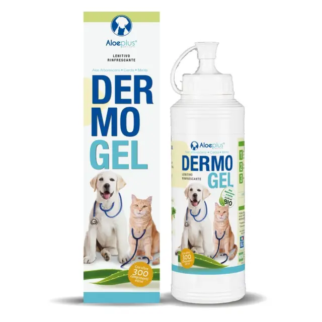 Aloeplus Dermo Gel Καταπραϋντικό Τζελ Δέρματος για Σκύλους & Γάτες 200ml