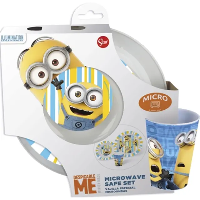 Stor Minions σετ φαγητού 3τεμ. 89850-01