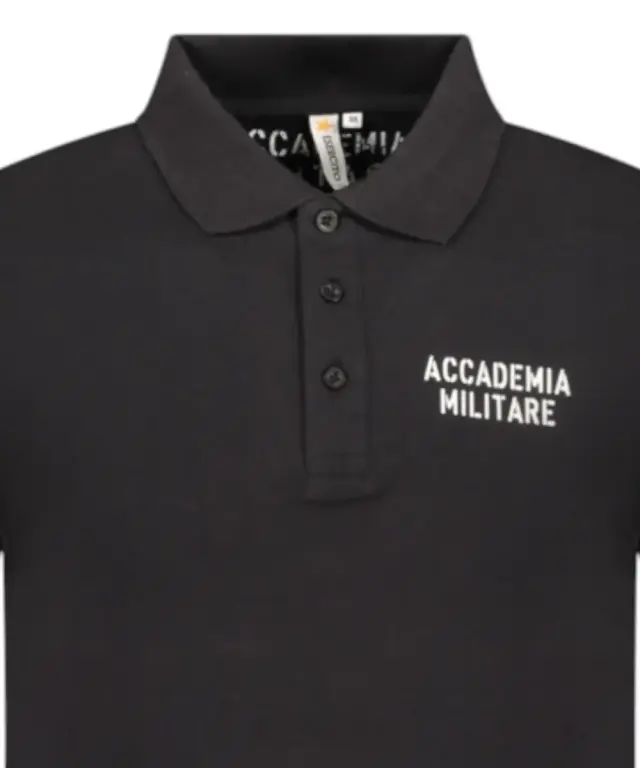 Accademia Militare - Ανδρικό T-shirt Army 1659 Mens Polo S5S629-5584-002 Μαύρο 3