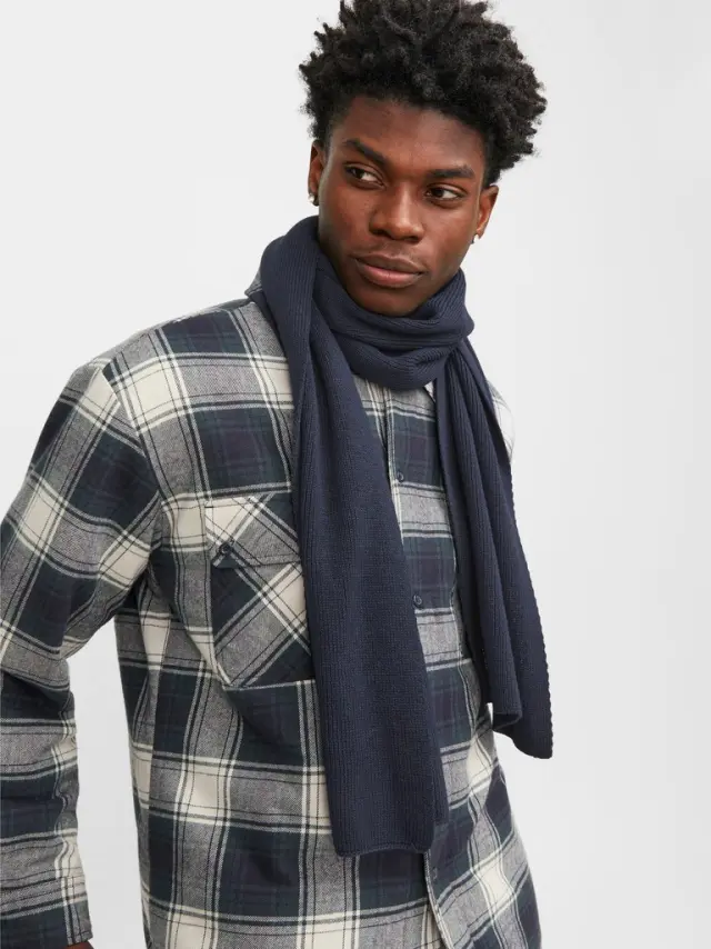 JACDNA KNIT SCARF NOOS - Navy Blazer 2
