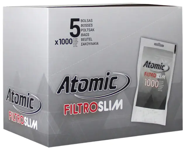 Atomic Φιλτράκια Σακουλάκι - Slim 1000 τεμ. 2