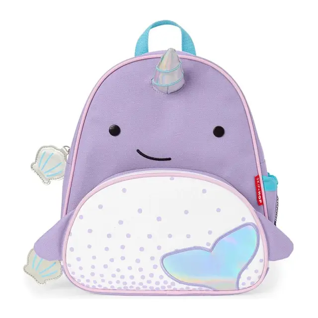 Skip Hop Zoo Παιδικό Σακίδιο Πλάτης Narwhal Purple 2