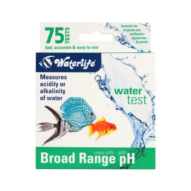 Waterlife Broad Range pH 75 Tests Νερού