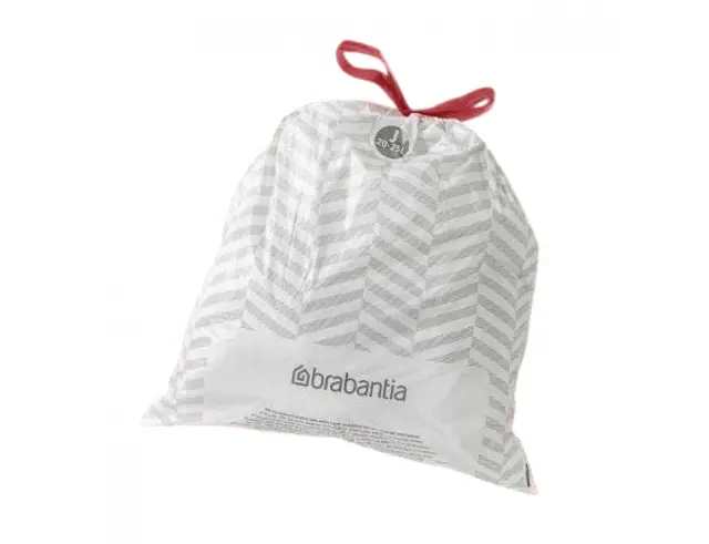 Σακούλες Απορριμάτων Perfectfit J Brabantia με κορδόνι και χωρητικότητα 20-25L - 20 τεμάχια080.1155/85 3