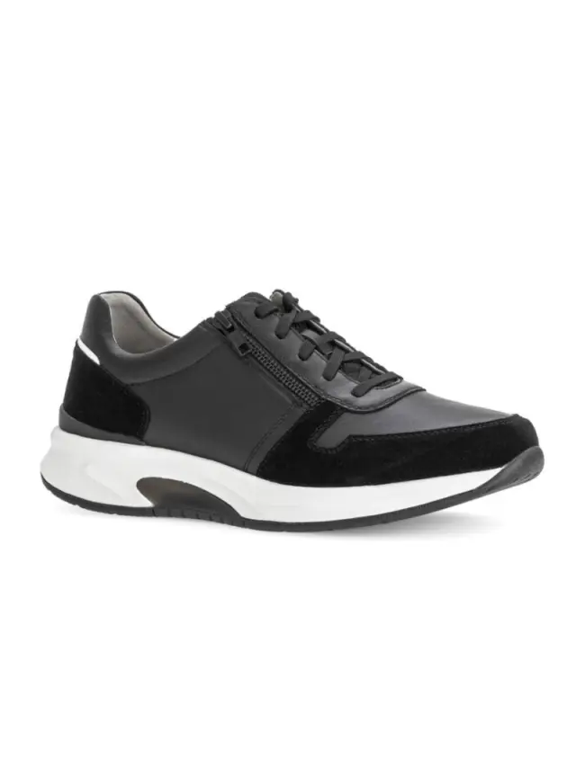 Pius Gabor Sneakers Ανδρικό δέρμα/δέρμα Nubuck Μαύρο PGA/800119 01-BLACK 2