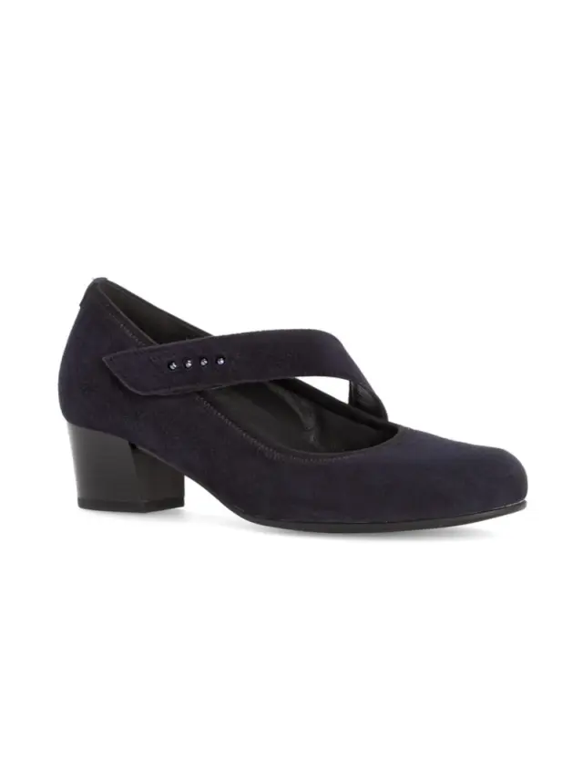 Gabor Μπαρέτες Γυναικείο δέρμα Nubuck Μπλέ GAB/36149N 36-MIDNIGHT 2