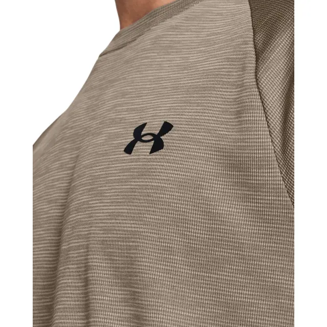 Under Armour Tech Textured T-Shirt (1382796-200) - Μπέζ 2
