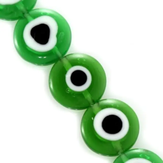 Ματόχαντρα Emerald Coin 10mm ~40τεμ